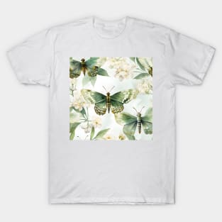 Butterflies Watercolor 15 - Silver Spotted Skipper T-Shirt